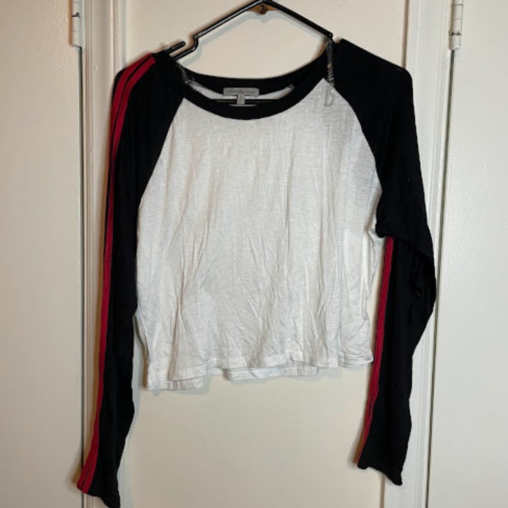Raglan Crop Top XL Black